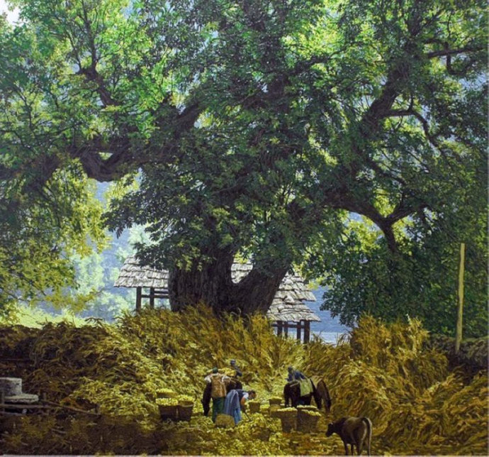 何冠霖油画作品欣赏