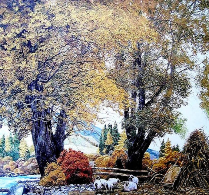 何冠霖油画作品欣赏