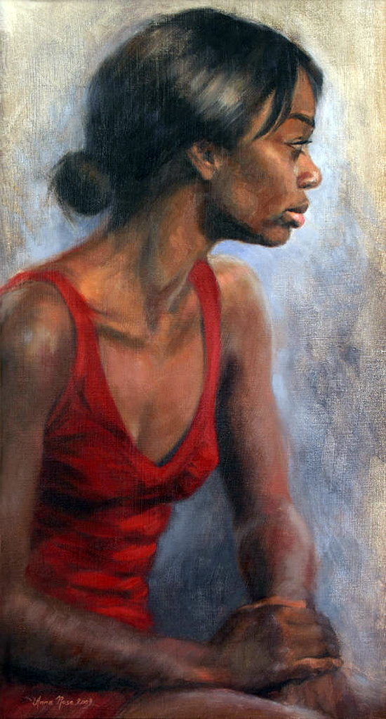 新西兰Anna Bain人物油画作品欣赏