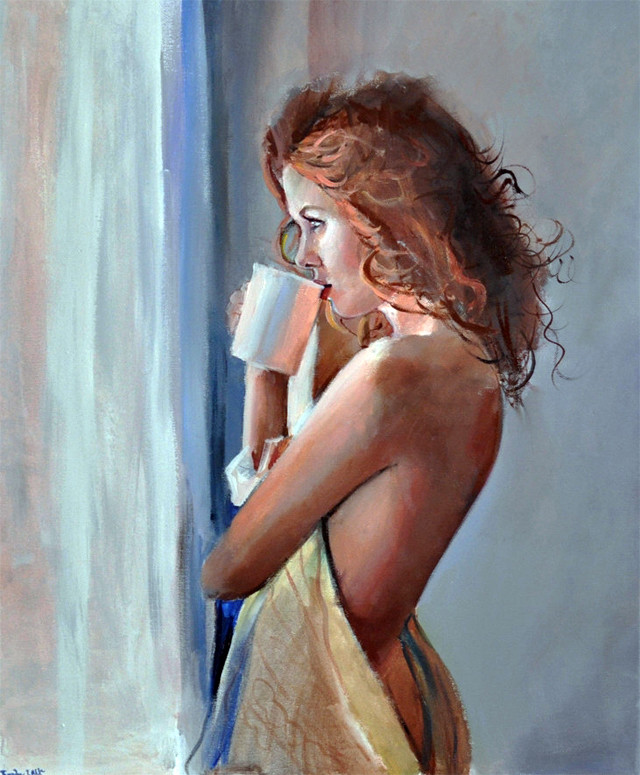 波兰Emilia Wilk人物油画作品欣赏