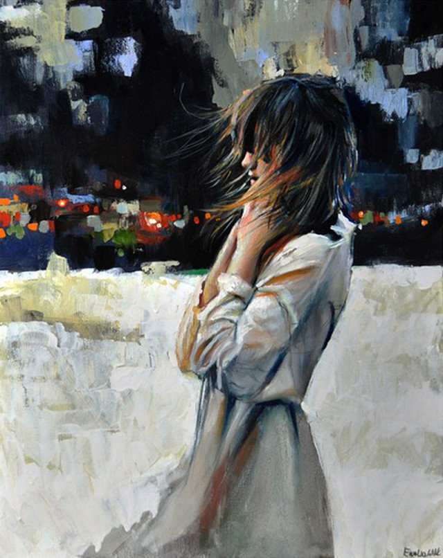 波兰Emilia Wilk人物油画作品欣赏
