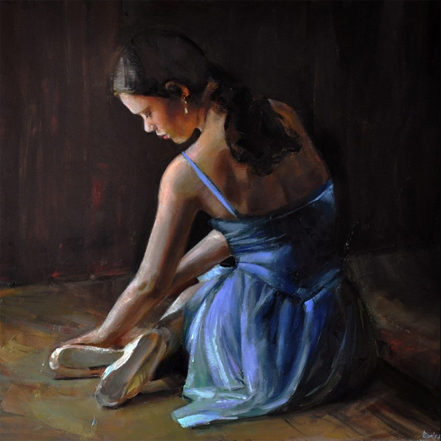 波兰Emilia Wilk人物油画作品欣赏