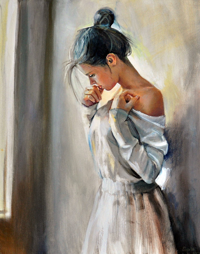波兰Emilia Wilk人物油画作品欣赏