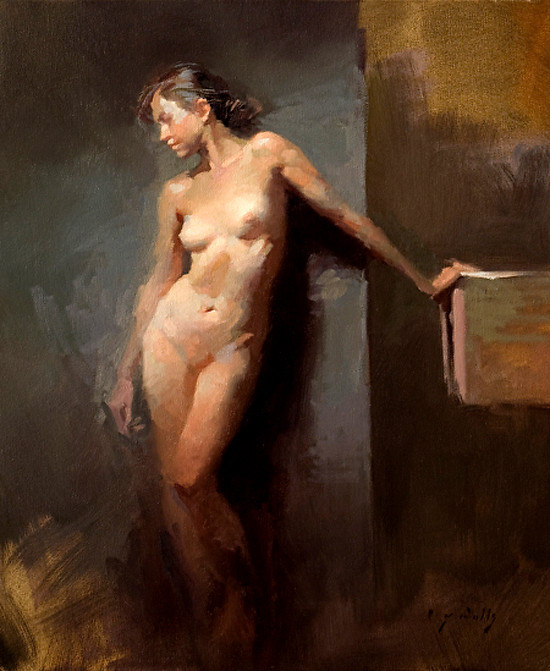 美国Charles Young Walls人物油画作品欣赏