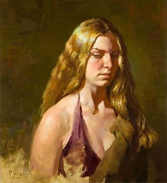 美国Charles Young Walls人物油画作品欣赏