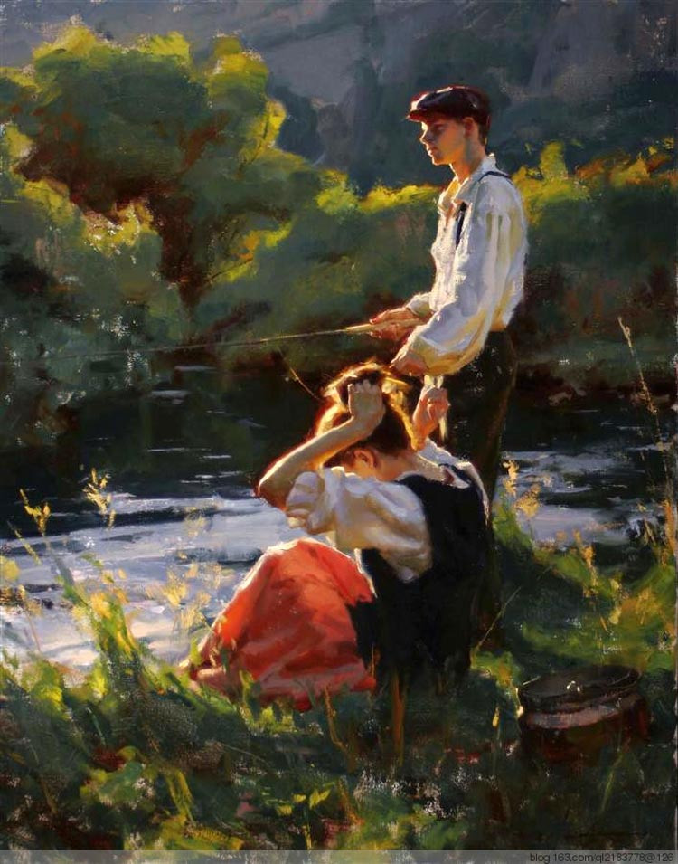 美国Michael Malm人物油画作品欣赏