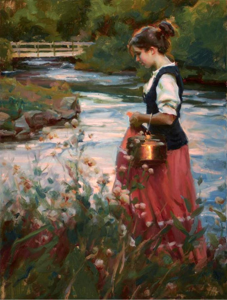 美国Michael Malm人物油画作品欣赏