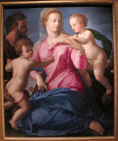意大利画家阿尼奥洛·布伦齐诺（Agnolo Bronzino）油画人物