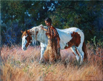 美国Sharon Standridge西牧风情油画作品欣赏