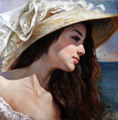 意大利Gianni Strino女性油画作品欣赏