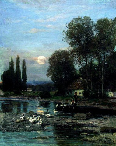 俄罗斯Орловский Владимир Донатович风景油画作品欣赏