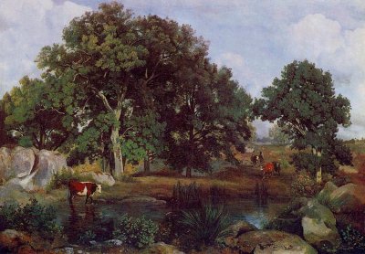 法国Jean Baptiste Camille Corot风景油画作品欣赏