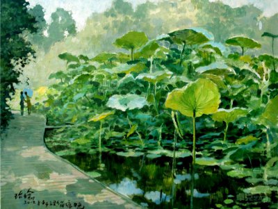 高阶瑜风景油画作品欣赏