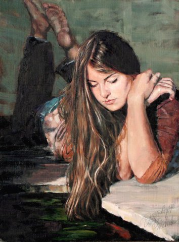 美国Jacquelyn Bischak人物油画作品欣赏