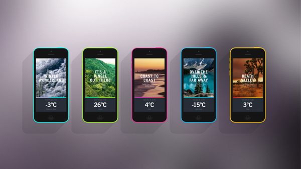 Weather Dashboard  Global Outlook UIUX平面设计作品
