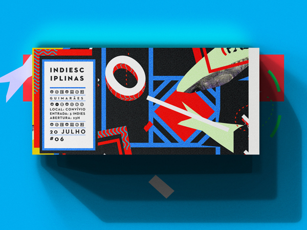 Indiesciplinas 独立音乐海报和网站平面设计作品欣赏