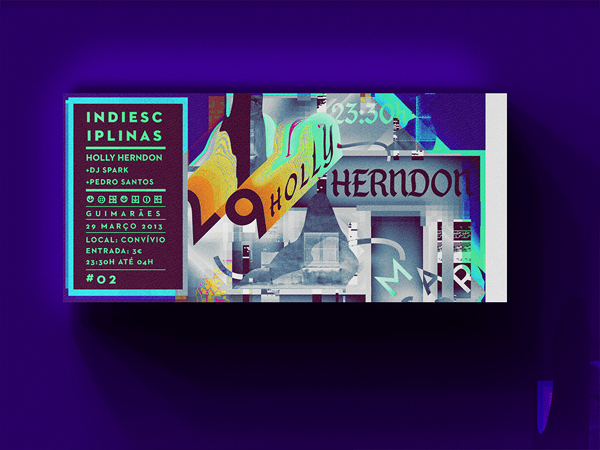 Indiesciplinas 独立音乐海报和网站平面设计作品欣赏