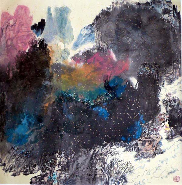 贺万里国画作品欣赏