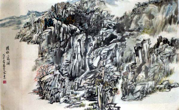 贺万里国画作品欣赏