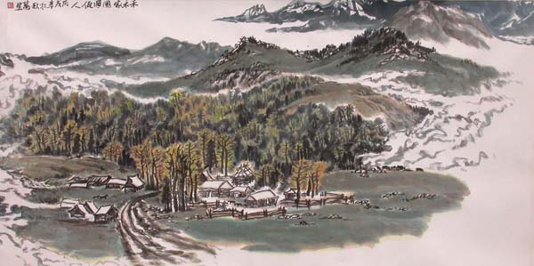 贺万里国画作品欣赏