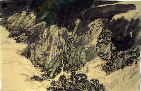 贺万里国画作品欣赏