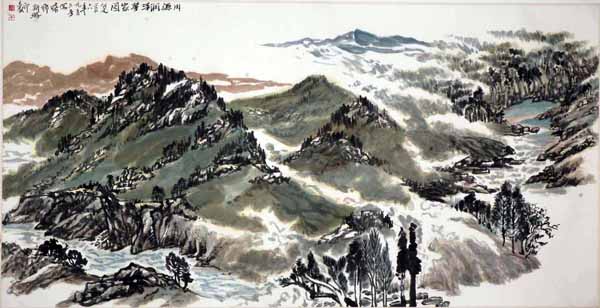 贺万里国画作品欣赏