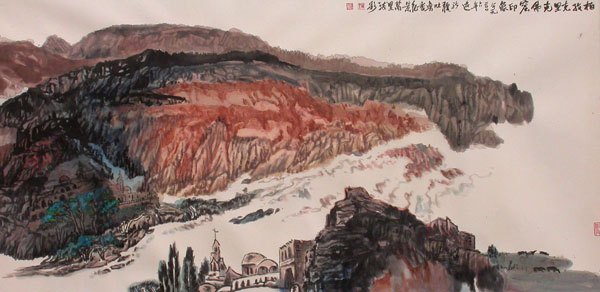 贺万里国画作品欣赏