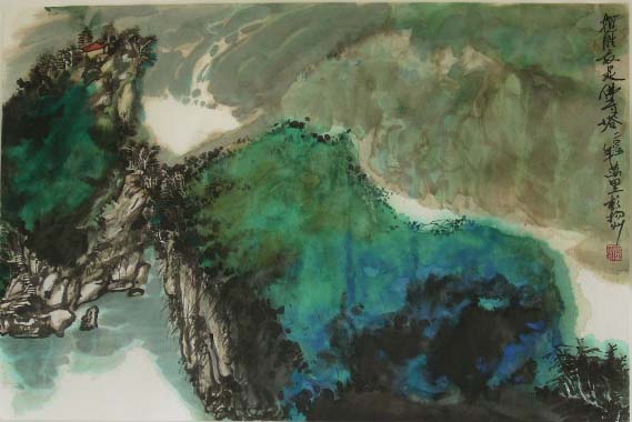 贺万里国画作品欣赏