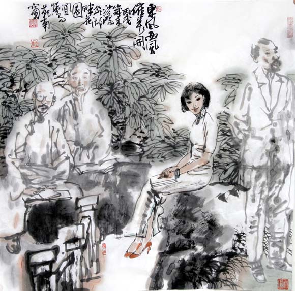 池沙鸿国画欣赏