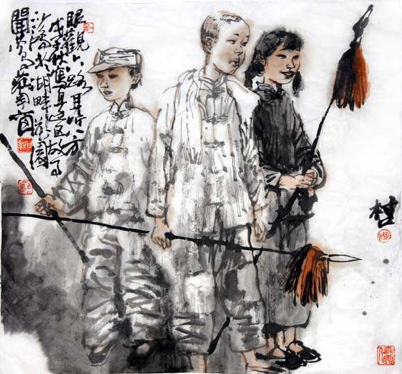 池沙鸿国画欣赏