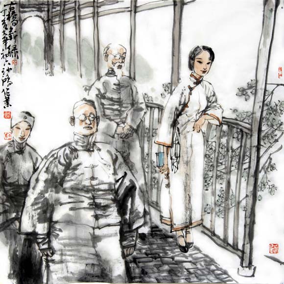 池沙鸿国画欣赏