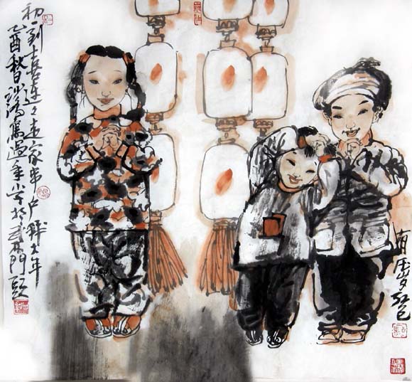 池沙鸿国画欣赏