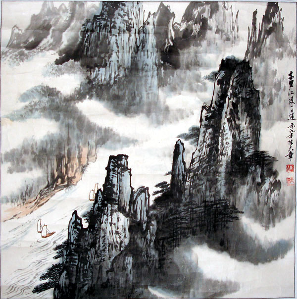 陈大章国画欣赏