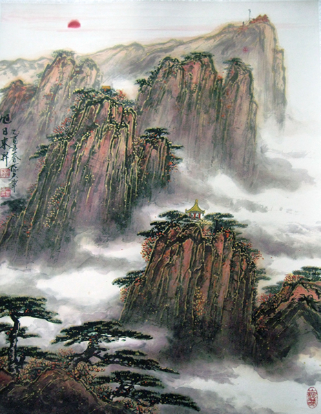 陈大章国画欣赏