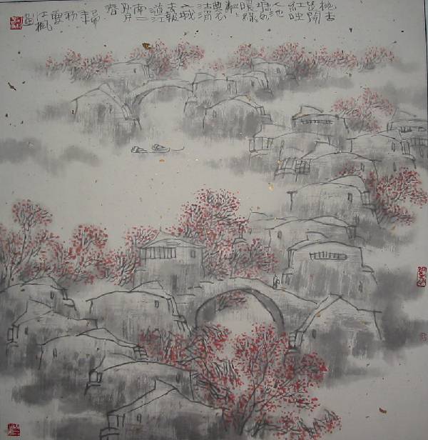 江枫国画作品欣赏