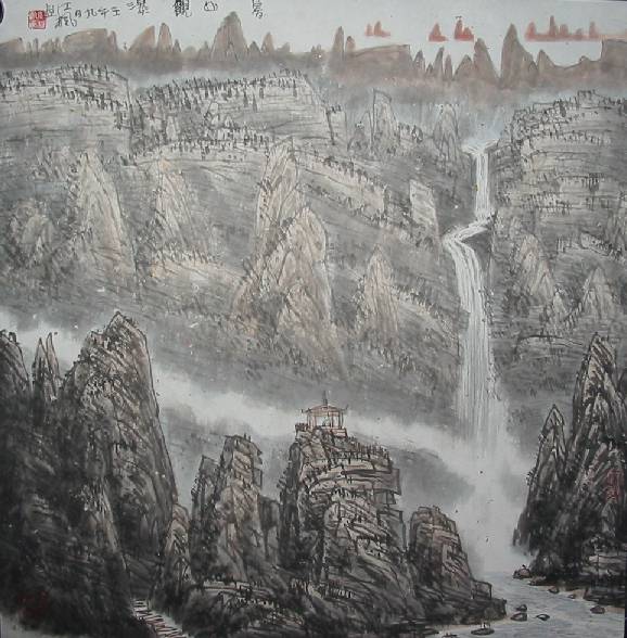江枫国画作品欣赏