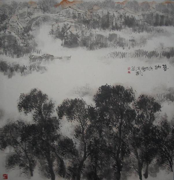 江枫国画作品欣赏