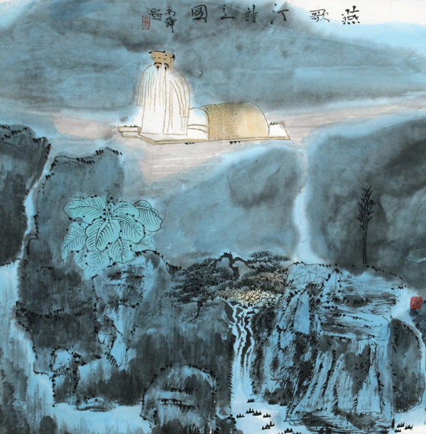 卢禹舜国画欣赏