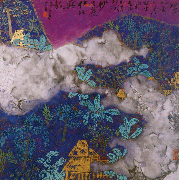 何加林国画作品欣赏二
