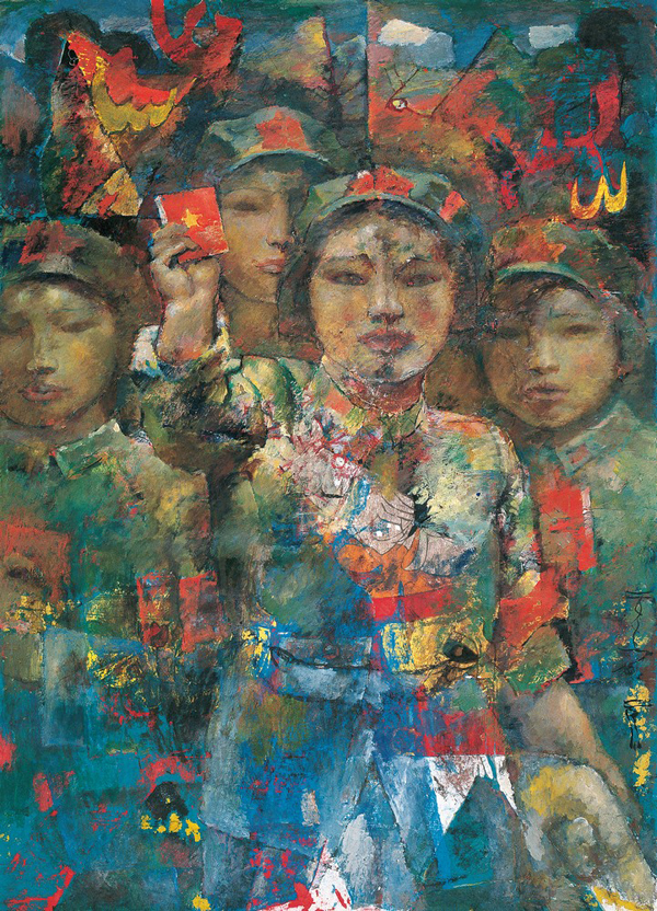 石虎抽象国画欣赏