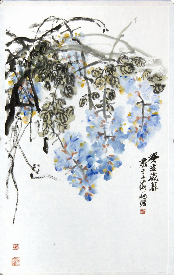 纪念朱屺瞻先生120周年诞辰活动国画作品欣赏