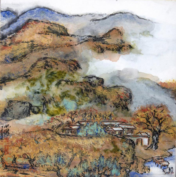 纪念朱屺瞻先生120周年诞辰活动国画作品欣赏
