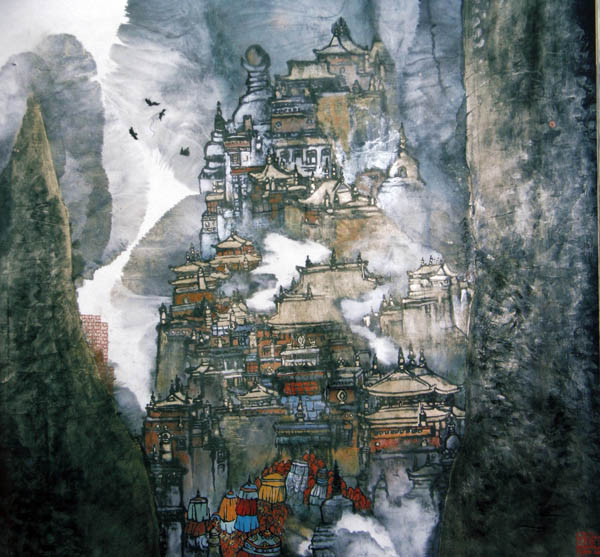 陆秀竞国画欣赏