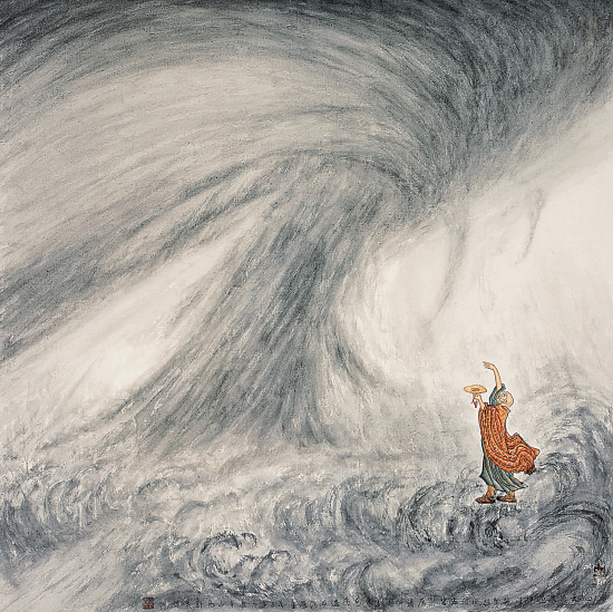 郭关禅国画作品