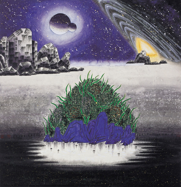 郭关禅国画作品