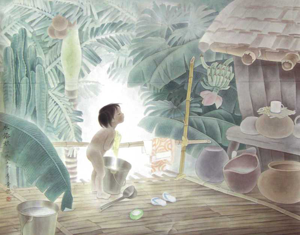 李青稞国画作品欣赏