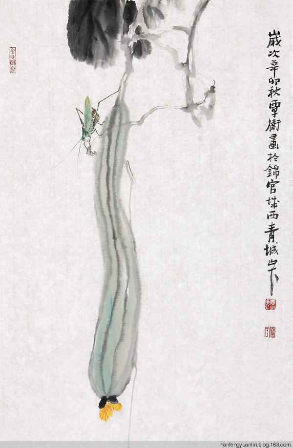 覃卫国国画花鸟作品