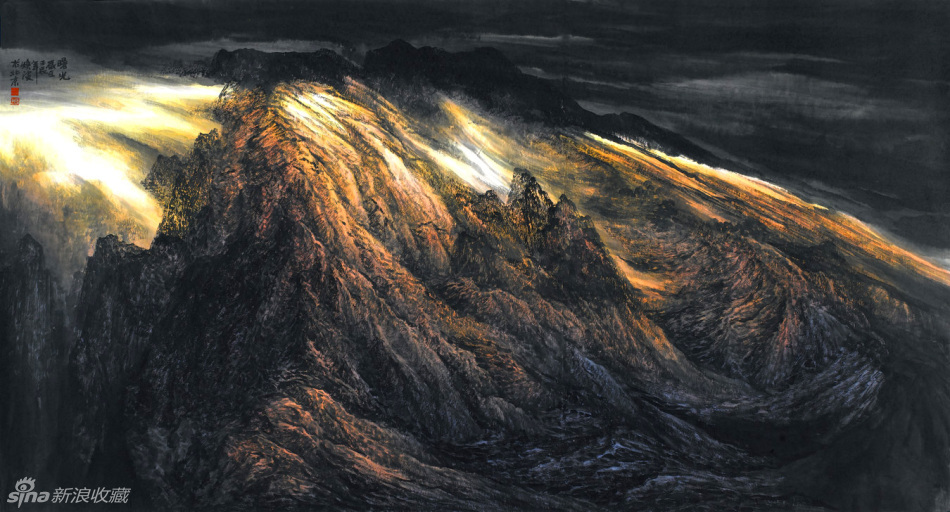 王焕波国画山水作品