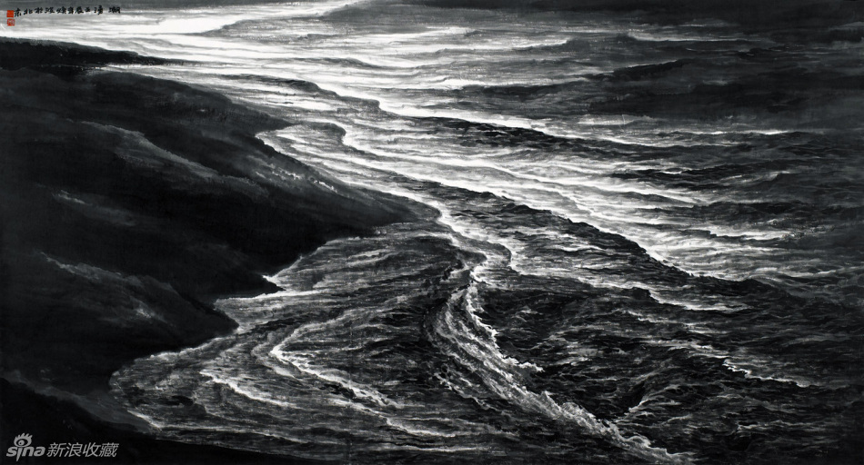 王焕波国画山水作品