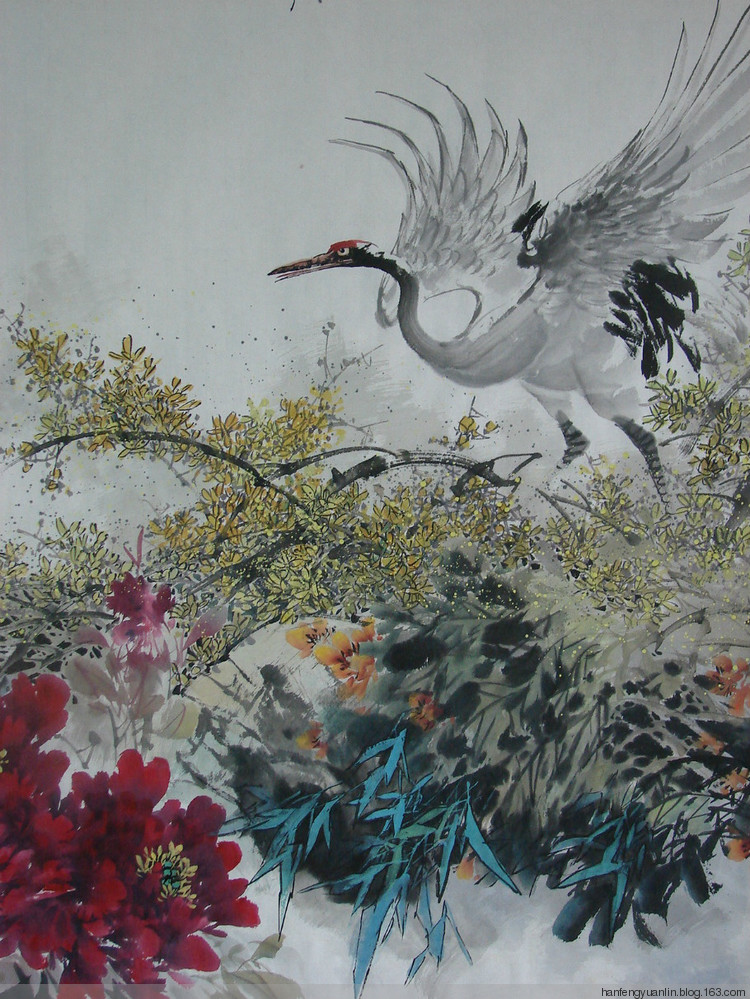 霍宝廷国画花鸟作品